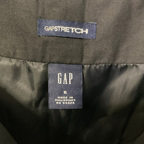 GAP Women’s Size 6 Stretch Fit Wool Blend Black Trumpet Pencil Skirt - Picture 4 of 7